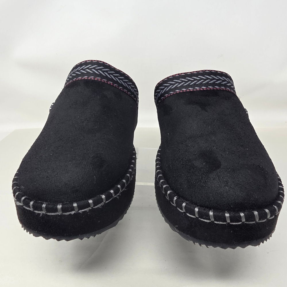 Skechers BOBS Ice Angel Womens 8.5 Black Memory Foam Platform Slipper 114560 - Picture 14 of 16
